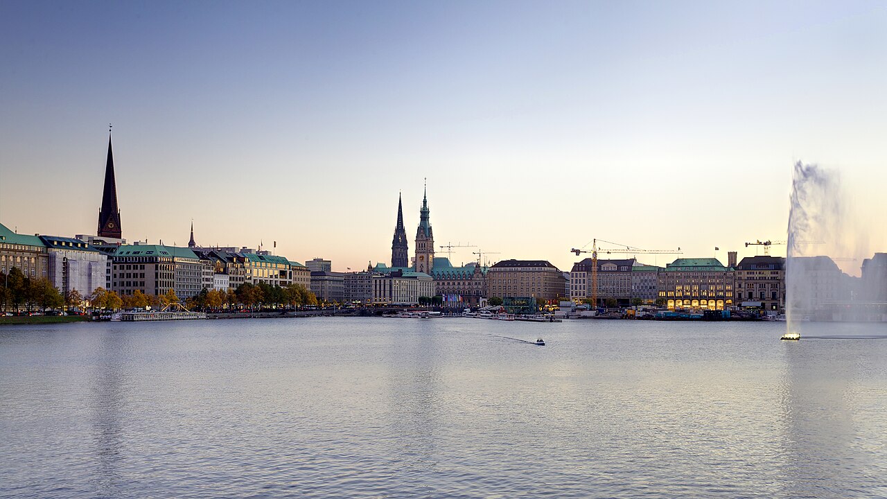 Binnenalster in Hamburg